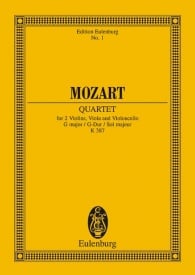 Mozart: String Quartet G major KV 387 (Study Score) published by Eulenburg